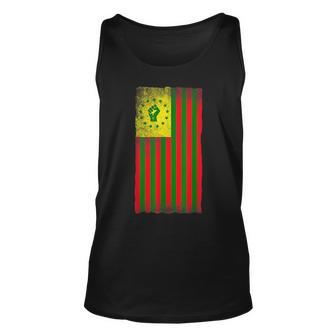 Junenth Fist Flag Black African American Flag Pride Unisex Tank Top | Mazezy