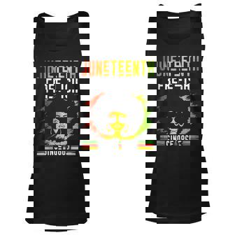 Junenth Free-Ish Since 1865 Africa Black American Us Usa Unisex Tank Top - Seseable