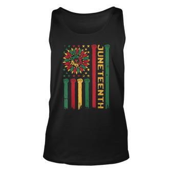 Junenth Freedom Day Afro African American June 19Th 1865 Unisex Tank Top - Thegiftio UK