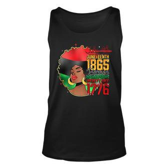 Junenth Freedom Equality Social Justice Empowerment 1865 Unisex Tank Top | Mazezy