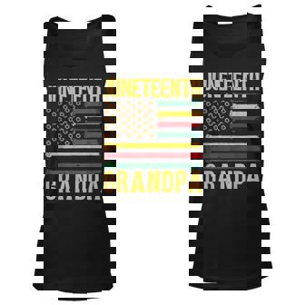 Junenth Grandpa African Black Family 1865 Granddad Unisex Tank Top | Mazezy