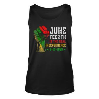 Junenth Is The Real Independence Day 1865 Freedom Pride Unisex Tank Top - Thegiftio UK