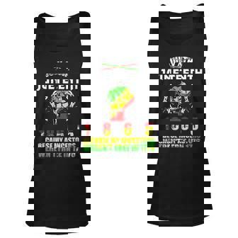 Junenth June 1865 Black History African American Freedom Unisex Tank Top | Mazezy