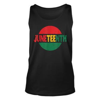 Junenth Melanin African Fathers Day Black Queen King Girl Unisex Tank Top | Mazezy