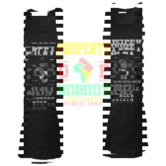 Junenth Since 1865 Black History African American Freedom Unisex Tank Top | Mazezy