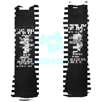 Just A Boy Who Loves Axolotls Cute Funny Kawaii Unisex Tank Top | Mazezy