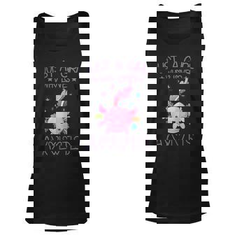 Just A Girl Who Loves Axolotls Lover Gifts Kawaii Axolotls Unisex Tank Top | Mazezy