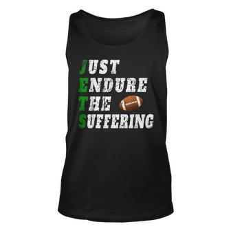 Just Endure The Suffering New York Football Football Tank Top | Mazezy