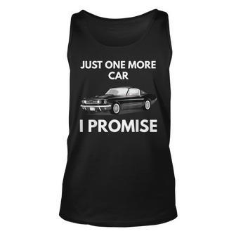 Just One More Classic Muscle Car I Promise Unisex Tank Top - Thegiftio UK