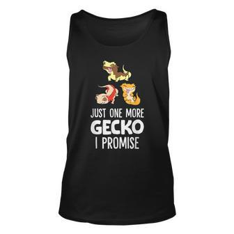 Just One More Crested Gecko I Promise Crested Gecko Owner Unisex Tank Top - Thegiftio UK