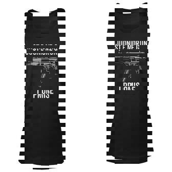 Just One More Gun I Promise Funny Pro Guns Gift Unisex Tank Top - Thegiftio