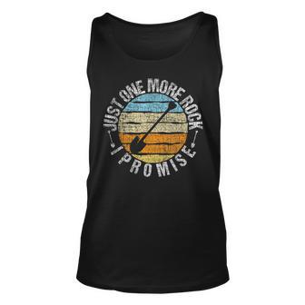 Just One More Rock I Promise - Rock Collector Geode Hunter Unisex Tank Top - Thegiftio UK