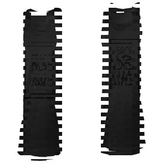 Kawaii Anime Less People More Anime Unisex Tank Top - Thegiftio