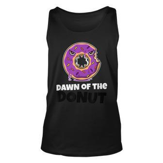 Kaweii Monster Dawn Of The Donut Zombie Donut Halloween Unisex Tank Top | Mazezy
