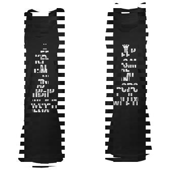 Keep Calm And Pop Pop Will Fix It - Gift For Grandpa Unisex Tank Top | Mazezy