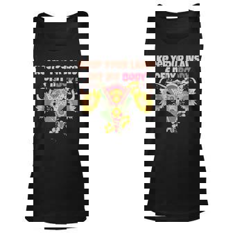 Keep Your Laws Off My Body Pro-Choice Feminist Abortion Unisex Tank Top - Thegiftio UK