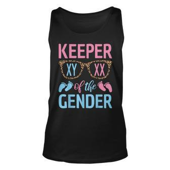 Keeper Of The Gender Baby Shower Gender Reveal Party Outfit Tank Top | Mazezy