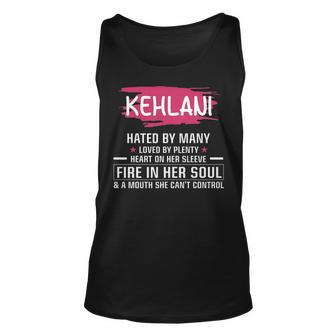 Kehlani Name Gift Kehlani Hated By Many Loved By Plenty Heart Her Sleeve Unisex Tank Top - Seseable
