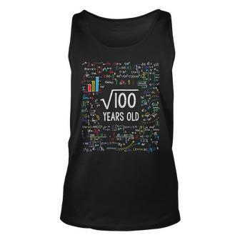 Kids Square Root Of 100 10Th Birthday 10 Year Old Math Math Tank Top | Mazezy