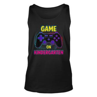 Kindergarten Funny Game On Back To School Video Gamer Unisex Tank Top - Monsterry AU