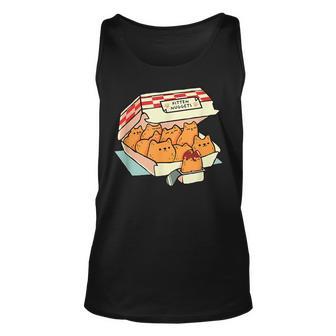 Kitten Nuggets Fast Food Cat Unisex Tank Top - Thegiftio UK