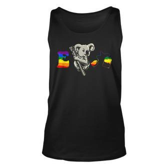 Koala Equality Lgbt Cute Australian Bear Lesbian Gay Pride Unisex Tank Top | Mazezy
