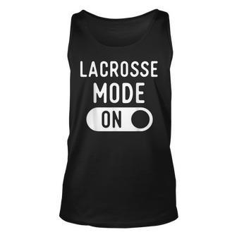 Lacrosse Mode T Ideas For Fans & Players Lacrosse Tank Top | Mazezy