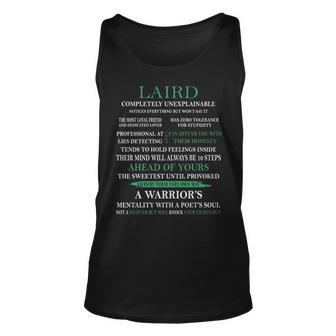 Laird Name Gift Laird Completely Unexplainable Unisex Tank Top - Seseable