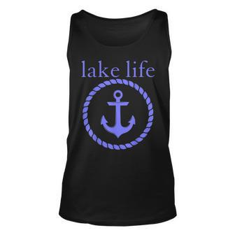 Lake Life Boat Anchor Cute Southern Camping Mermaid Attitude Tank Top | Mazezy