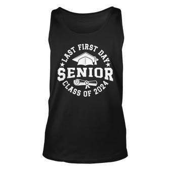 My Last First Day Senior Back To School Class Of 2024 Tank Top - Seseable