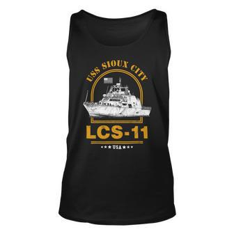 Lcs-11 Uss Sioux City Unisex Tank Top - Monsterry