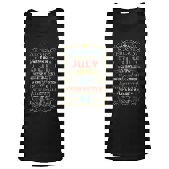 Legends Were Born In July 1979 43Rd Birthday Gifts Unisex Tank Top | Mazezy