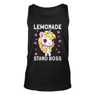 Lemonade Girl Lemonade Stand Boss Unisex Tank Top | Mazezy