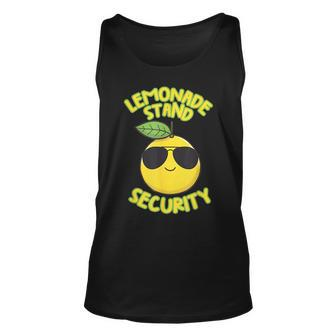Lemonade Stand Security Cute Lemon Summer Sunglasses Citrus Summer Tank Top | Mazezy