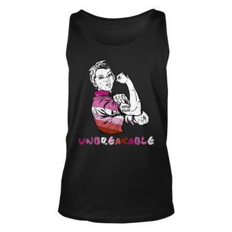 Lesbian Human Rights Unbreakable Lgbtq Cool Lgbt Ally Gift Unisex Tank Top | Mazezy
