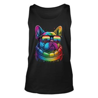 Lesbian Lgbt Gay Pride French Bulldog Unisex Tank Top | Mazezy