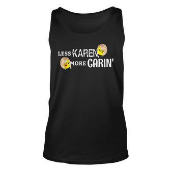 Less Karen More Carin Unisex Tank Top - Thegiftio UK
