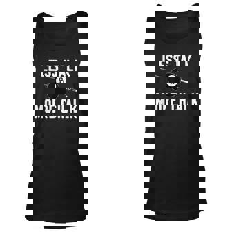 Less Talk More Chalk Funny Billiards T Gift For Women Unisex Tank Top - Thegiftio