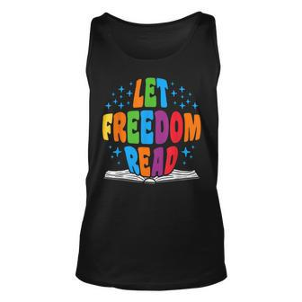 Let Freedom Read Banned Books Lover Tank Top - Monsterry