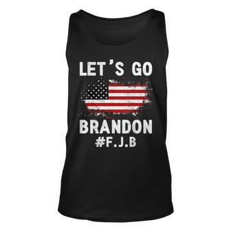 Lets Go Brandon Lets Go Brandon Us Flag Colors Funny Unisex Tank Top | Mazezy