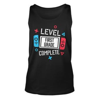Level 1St Grade Complete Video Game Happy Last Day Of School Tank Top | Mazezy