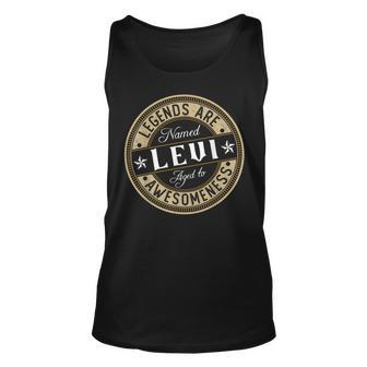 Levi | Legends Are Named | Levi Unisex Tank Top | Mazezy