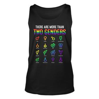 Lgbt Gender Chart Funny There Are More Than Two Genders Gift For Women Unisex Tank Top - Thegiftio UK