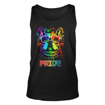 Lgbt Lesbian Gay Pride French Bulldog Unisex Tank Top | Mazezy