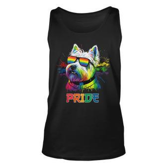 Lgbt Lesbian Gay Pride Westie Dog  Unisex Tank Top