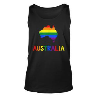 Lgbt Pride Australia Gay Marriage Equality Vote Yes Unisex Tank Top | Mazezy