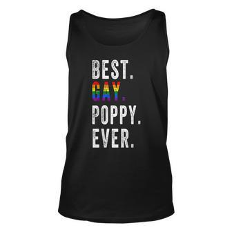 Lgbt Pride Best Gay Poppy Ever Unisex Tank Top | Mazezy