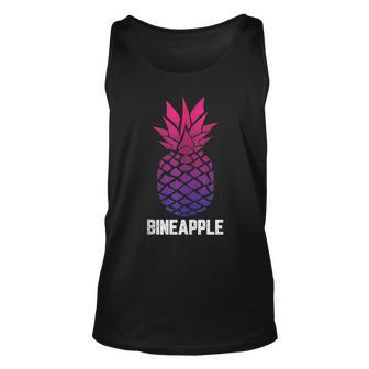 Lgbt-Q Bi-Sexual Pineapple Tropical Summer Cool Pride Tank Top | Mazezy
