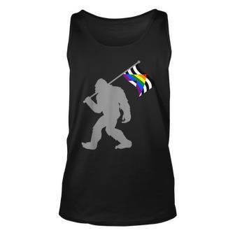 Lgbtq Straight Alliance Pride Flag On Straight Gay Ally Unisex Tank Top - Seseable