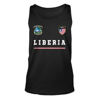 Liberia SportSoccer Jersey Flag Football Unisex Tank Top | Mazezy DE